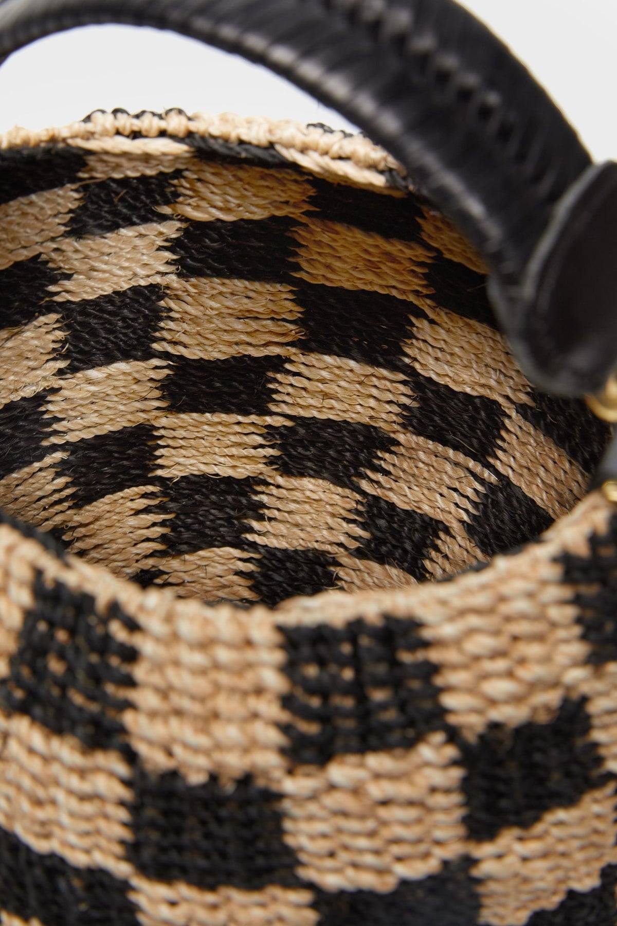 Black & Natural Checker Pot de Miel