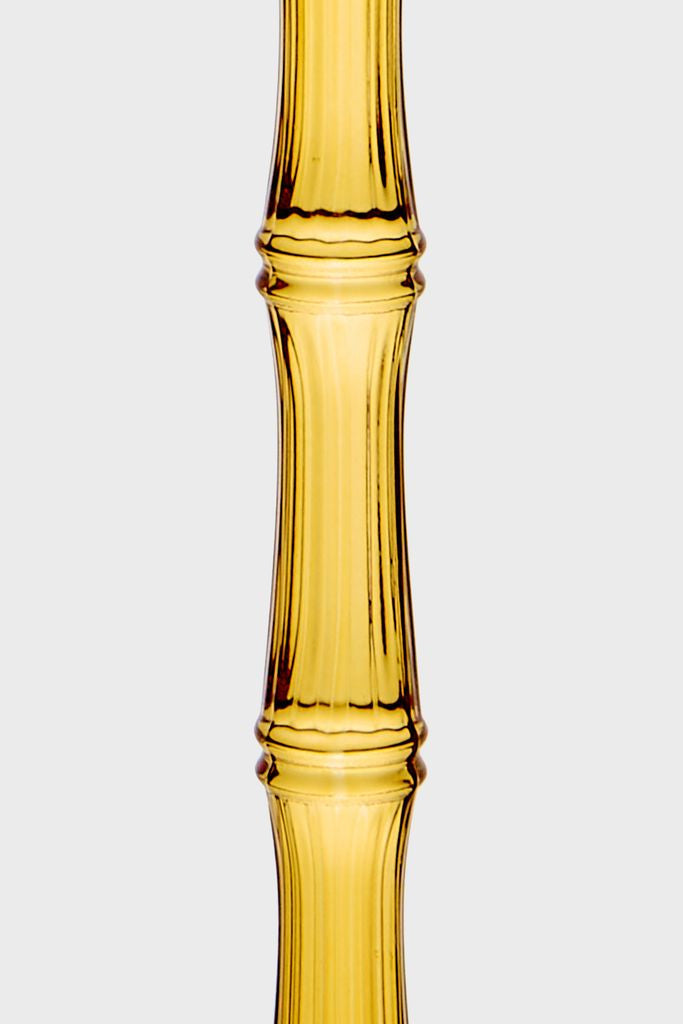 Amber Bamboo Martini Glasses Set of 2