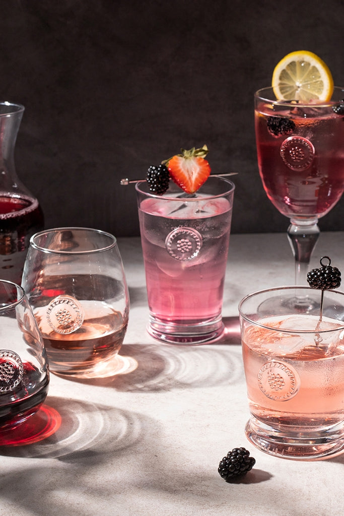 Berry and Thread Double Old Fashioned Glass