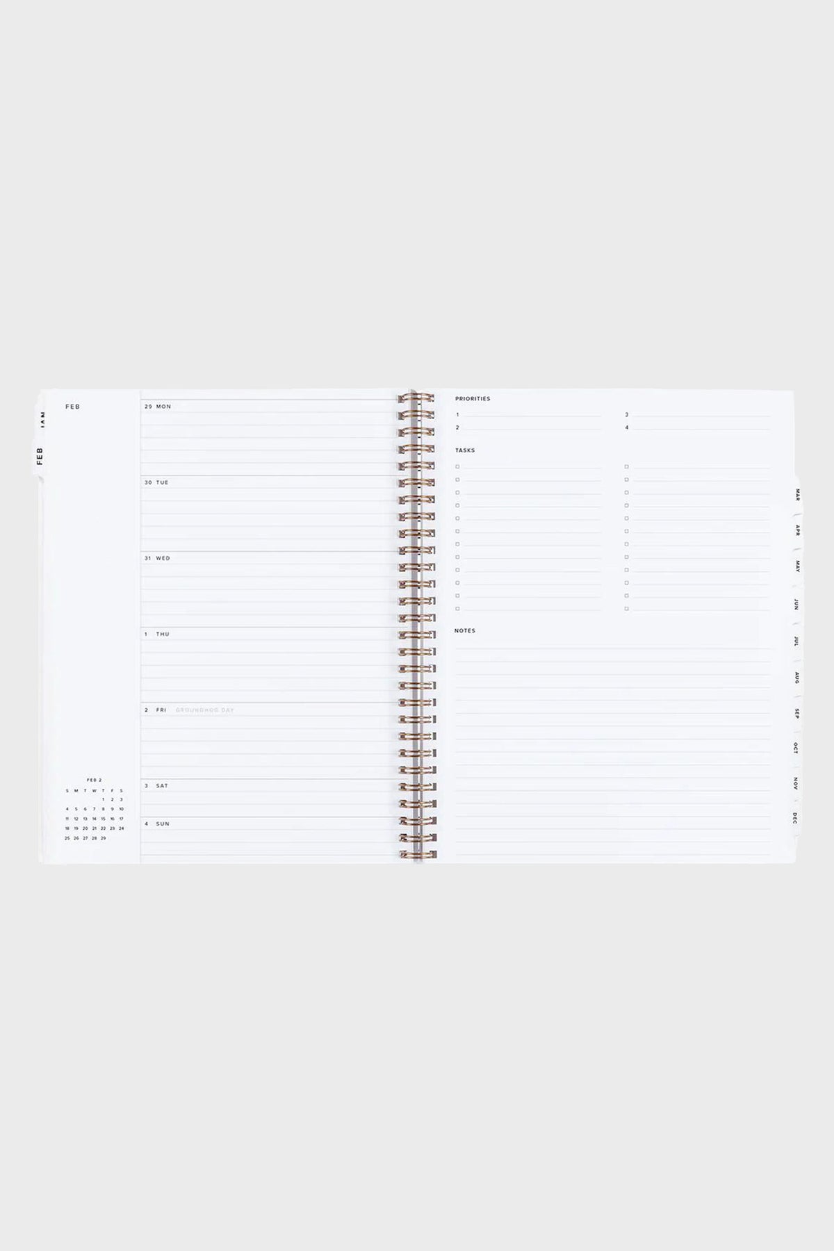 2024 Hunter Green Yearly Task Planner