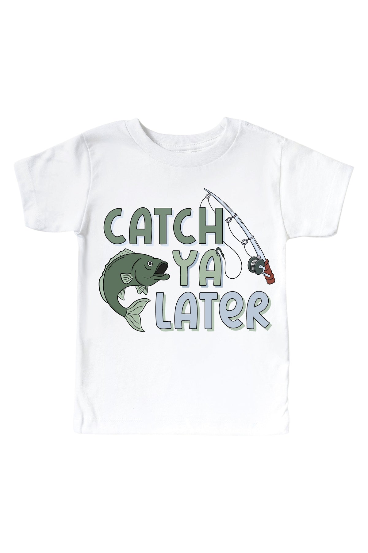 Catch Ya Later Graphic Bodysuit & Kids Tee | White
