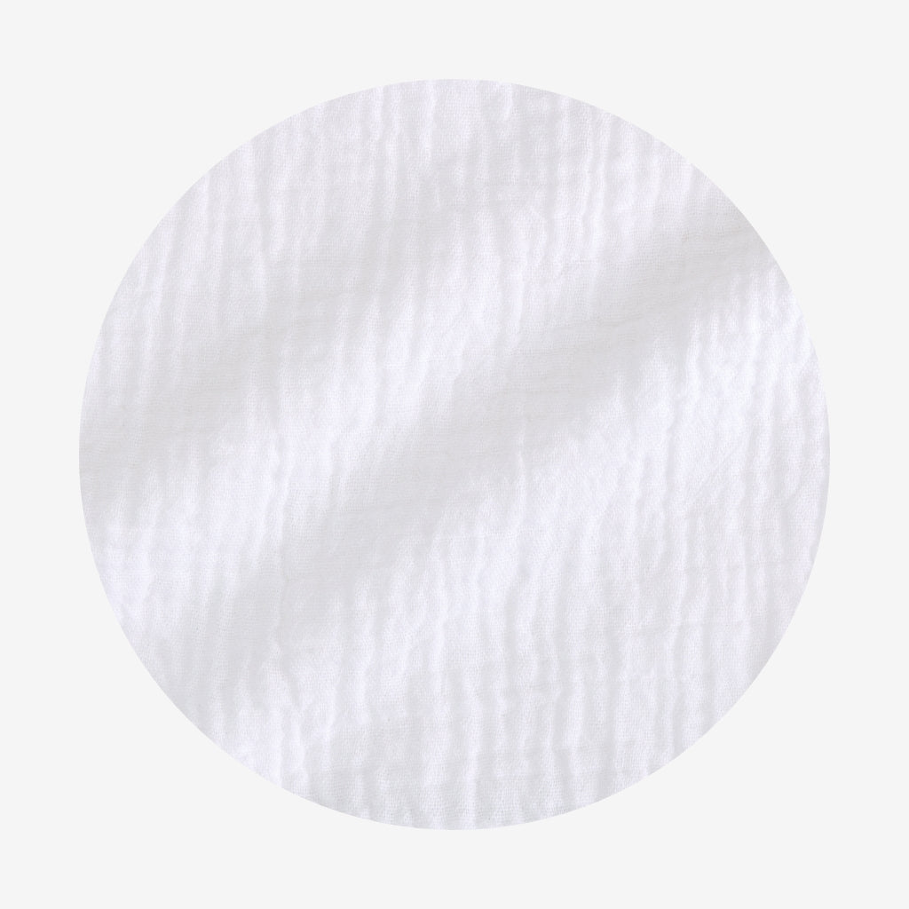 Women's White Cotton Crinkle Cami