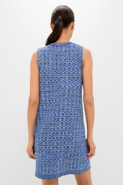 Blue Knit Marie Dress