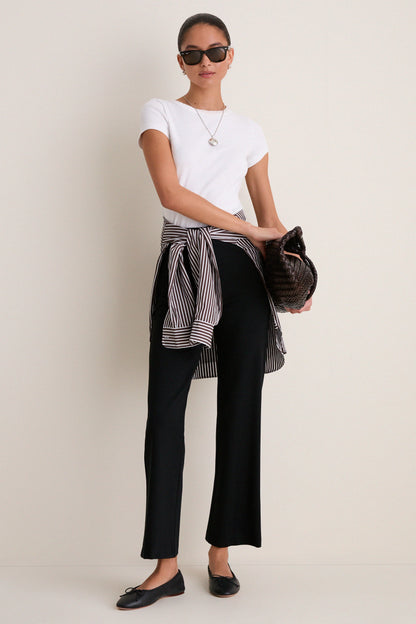 Black 28 Inch Compression September Pant