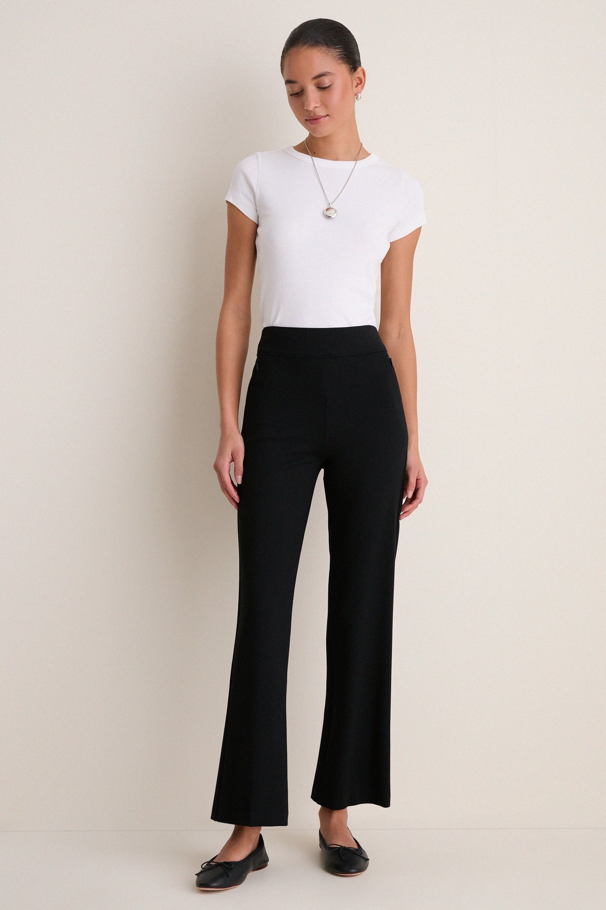 Black 28 Inch Compression September Pant