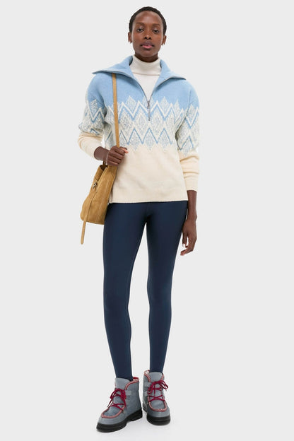 Ashley Blue Hedda Fairisle Half Zip