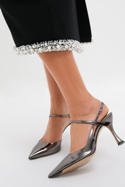 Black Idina Midi Skirt