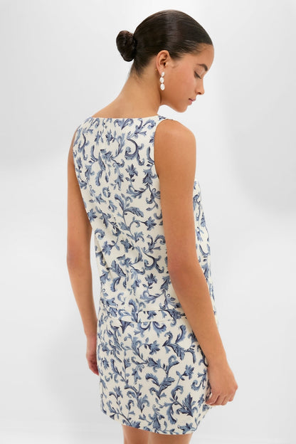 Blue Baroque Rue Shift Mini Dress
