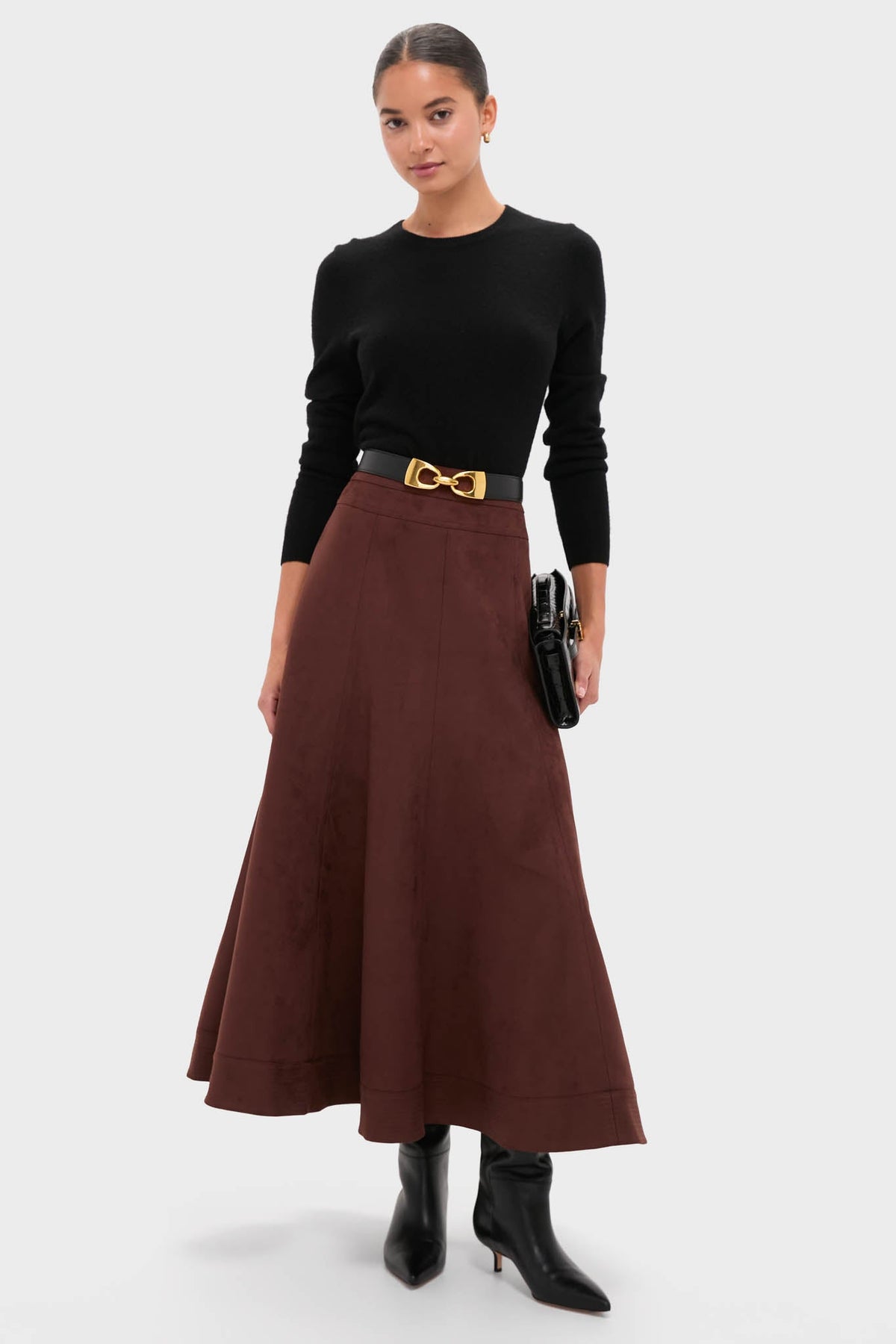 Black Horsebit Belt