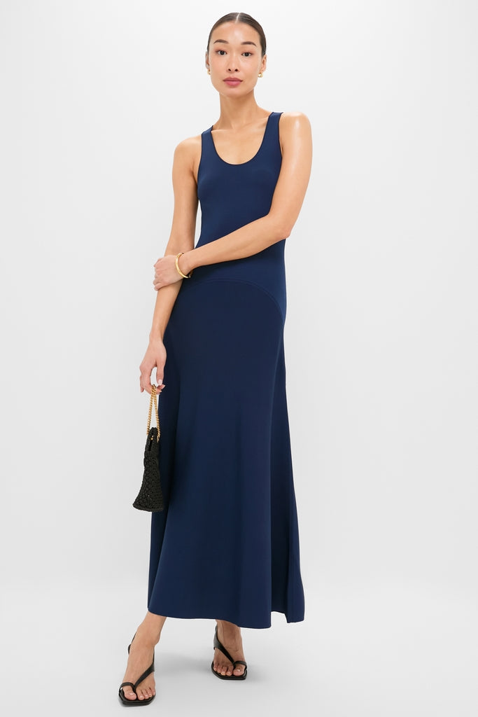Berry Blue Wells Maxi Dress