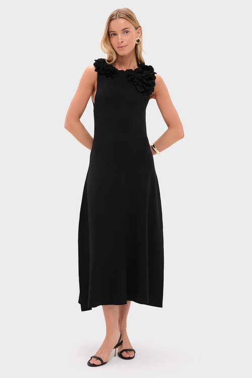 Black Woolfe Maxi Dress