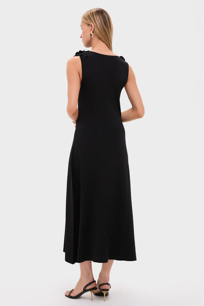 Black Woolfe Maxi Dress