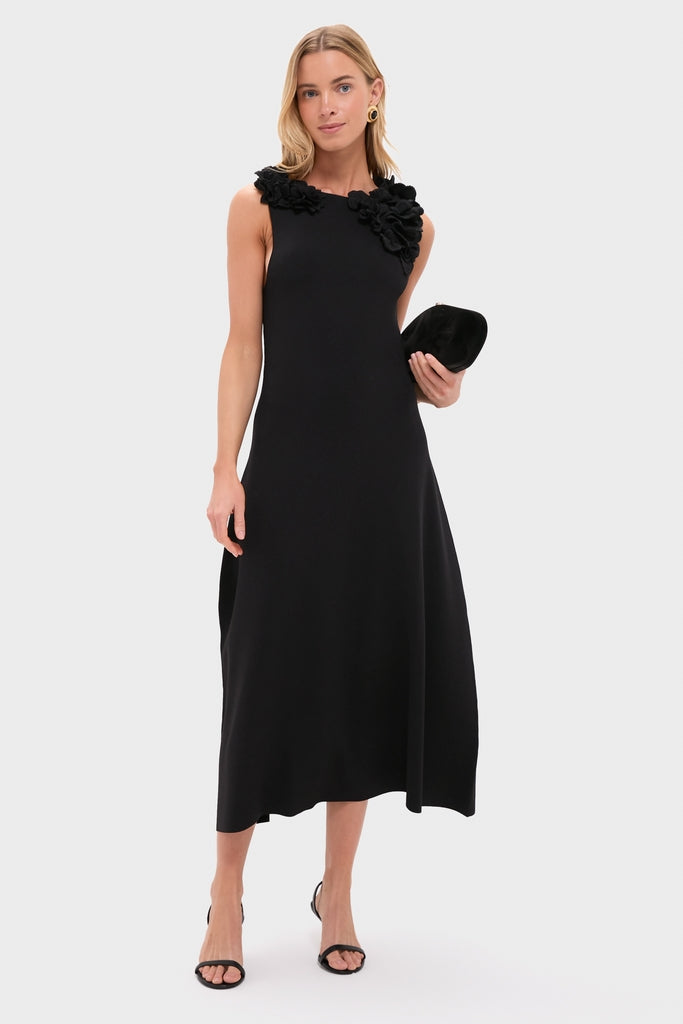 Black Woolfe Maxi Dress