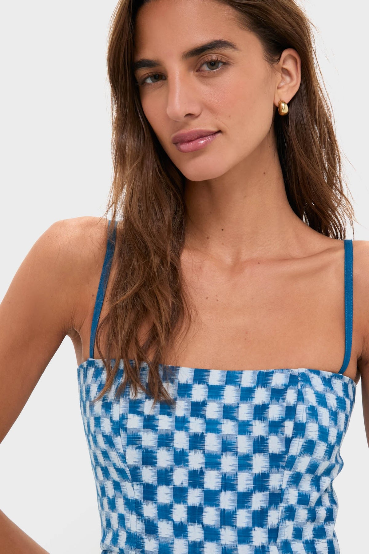 Blue Checkmate Dress