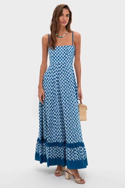 Blue Checkmate Dress