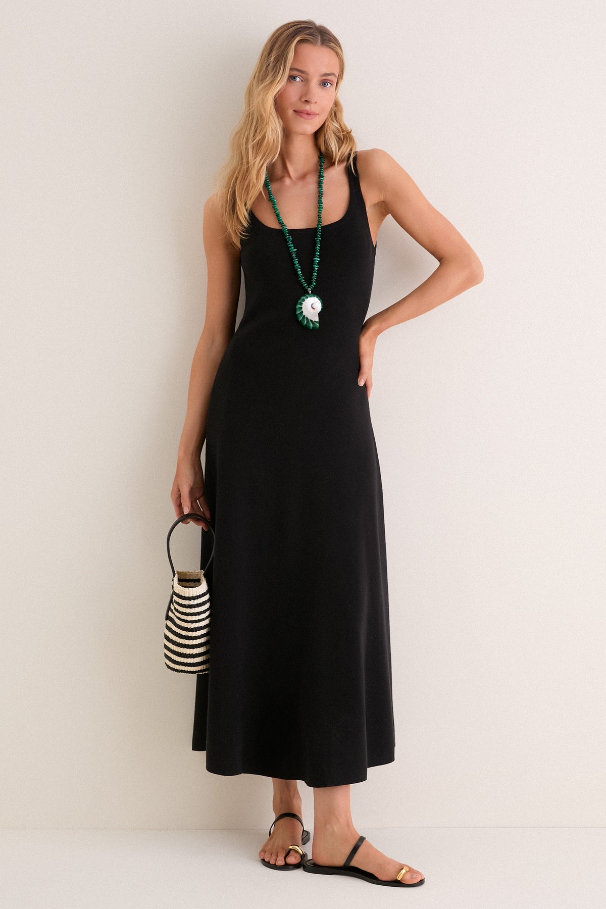 Black Knit Barrington Dress