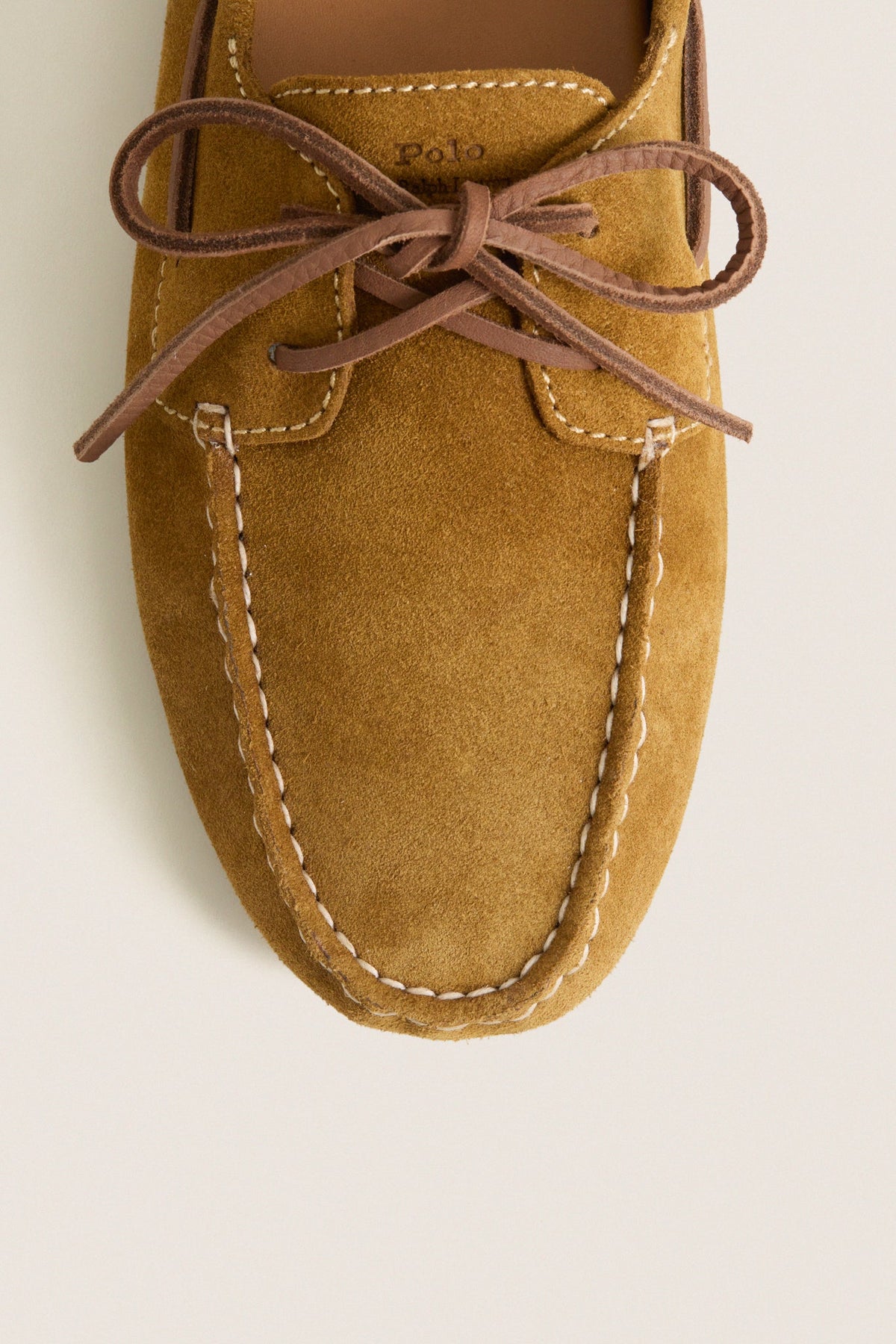 Artichoke Suede Driver Flats