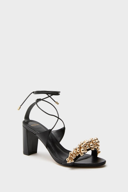 Black Gia Block 75 Heels