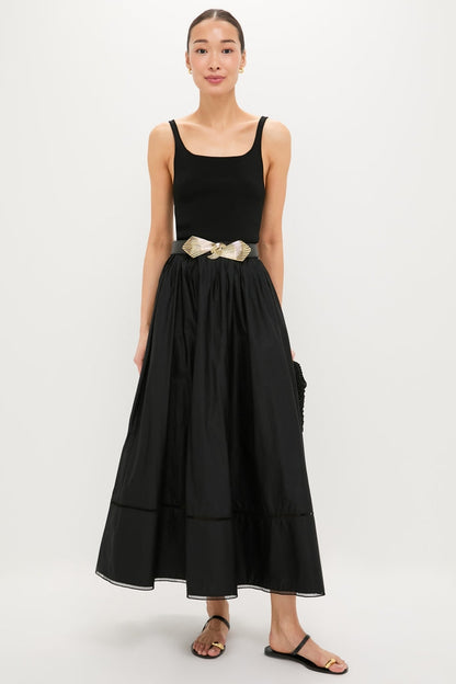 Black and Gold Syna Belt