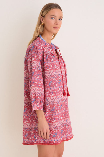 Americana Batik Stripe Bondi Coverup
