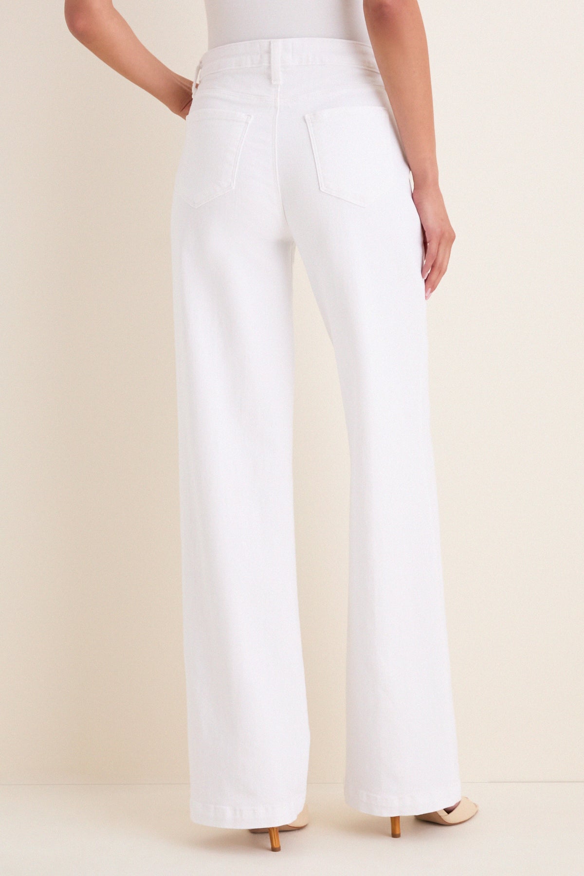 Blanc Scottie High Rise Wide Leg