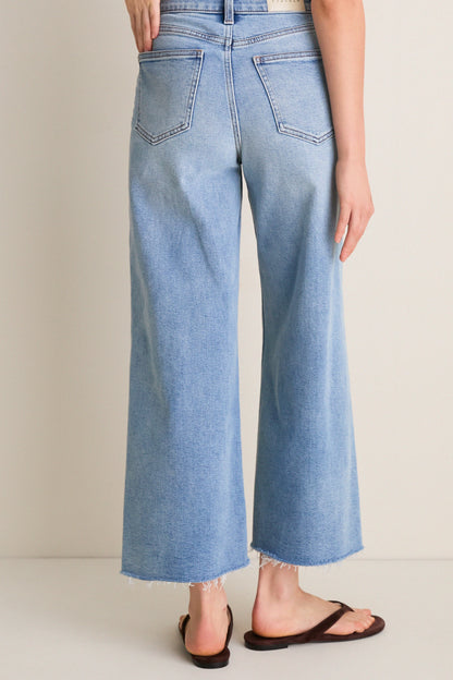 Bistro High Rise Ultra Wide Leg Lana Crop