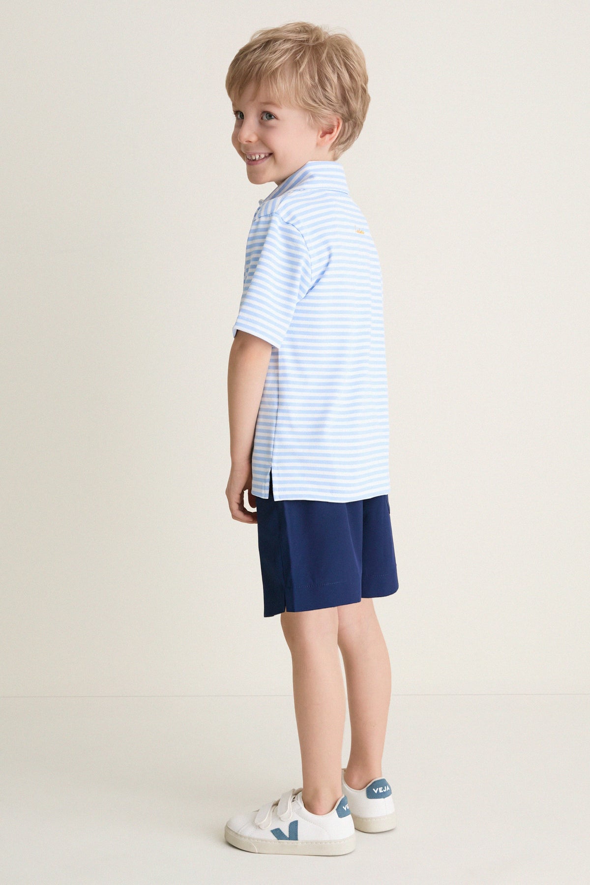 Bachelor's Blue and White Le Club Polo