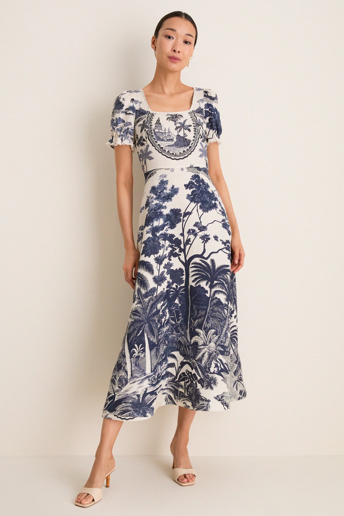 Bermuda Toile Cecily Dress