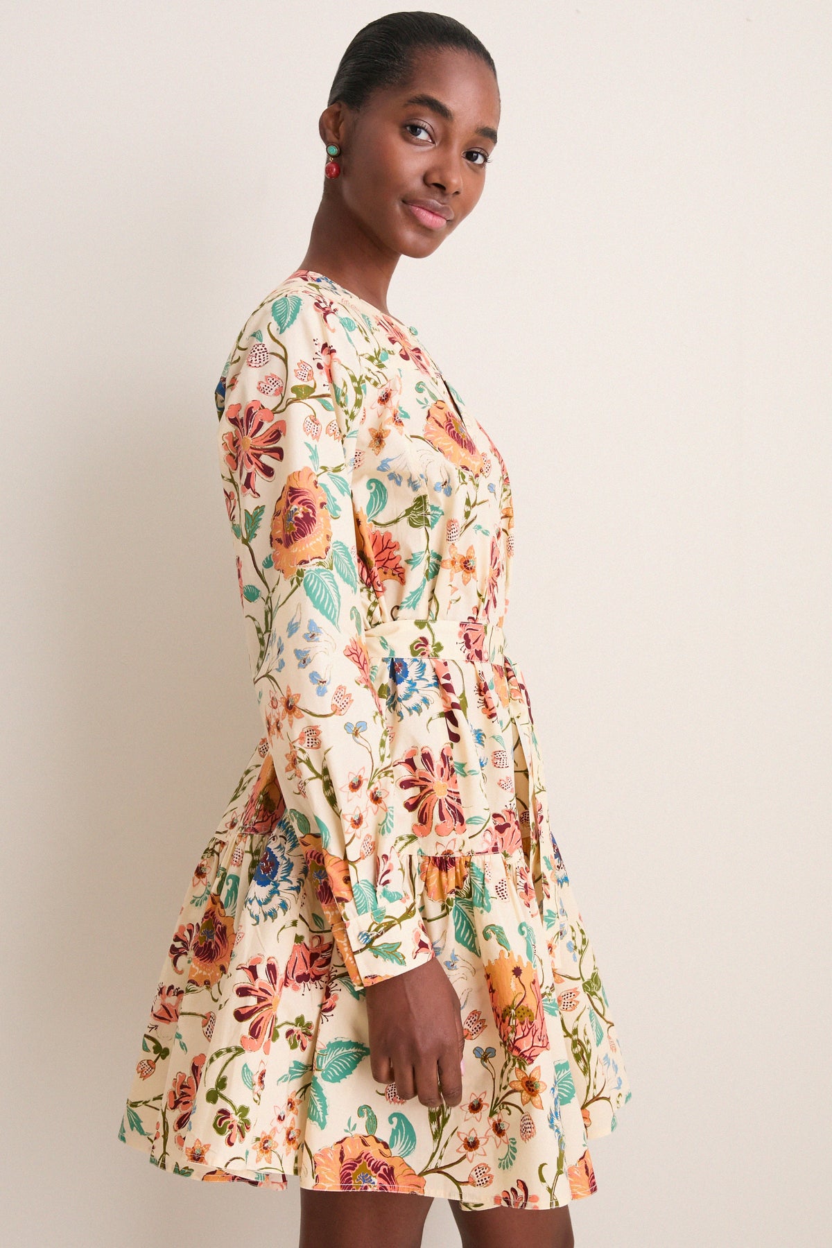 Abalone Noelia Long Sleeve Mini Dress