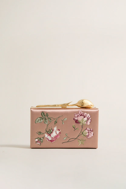 Bisque Bloom Clutch