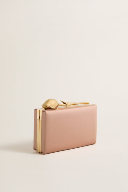 Bisque Bloom Clutch