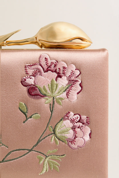 Bisque Bloom Clutch