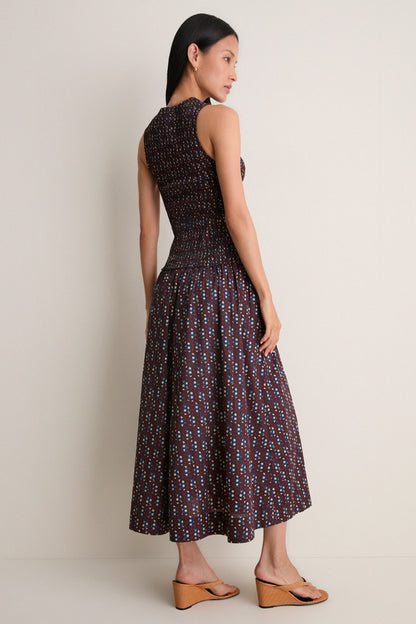 Block Print Polka Siempre Tank Maxi
