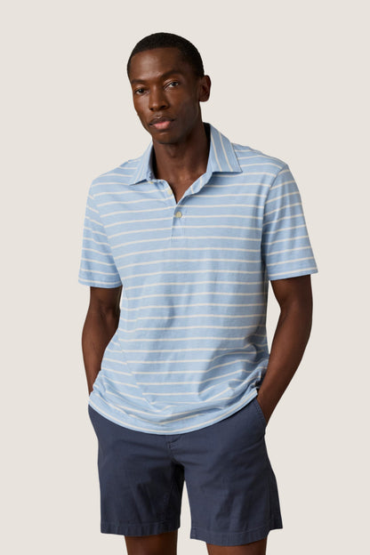 Bermuda Sail Stripe Sunwashed Tee Shirt Polo