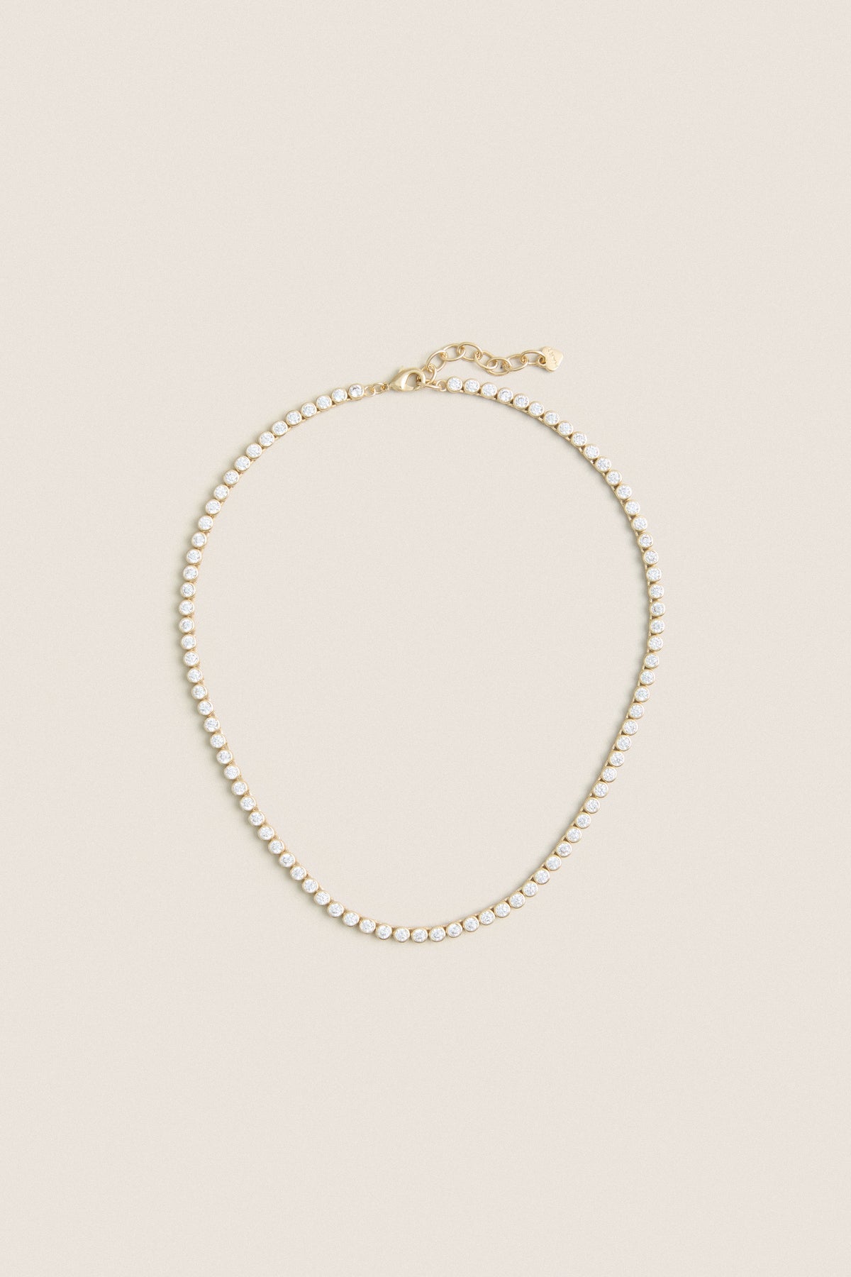 Bezel Tennis Necklace