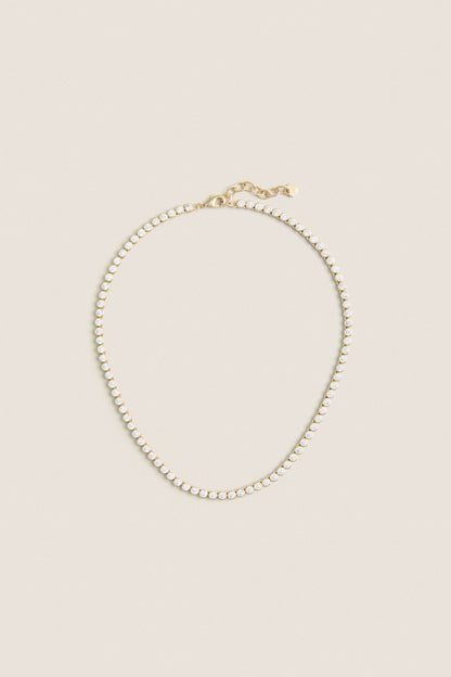 Bezel Tennis Necklace