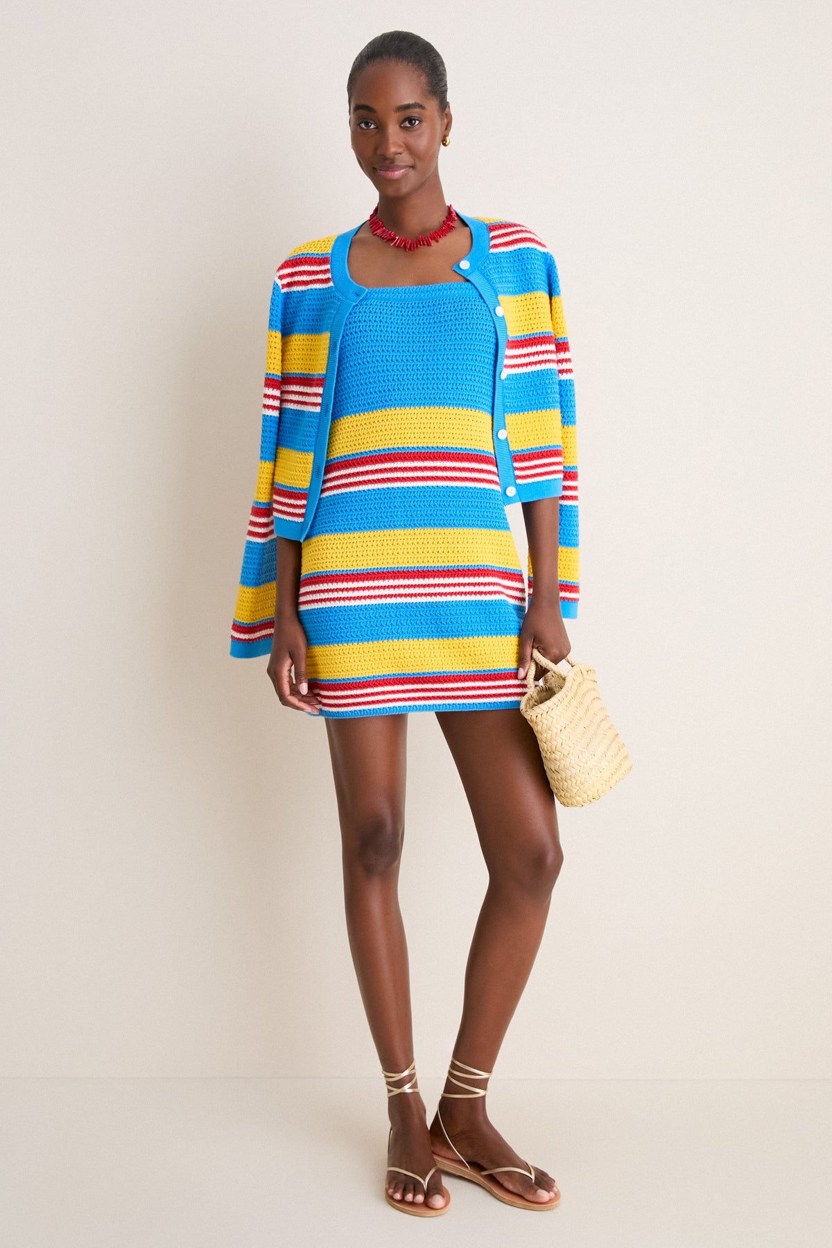 Blue Multi Stripe Tammy Dress