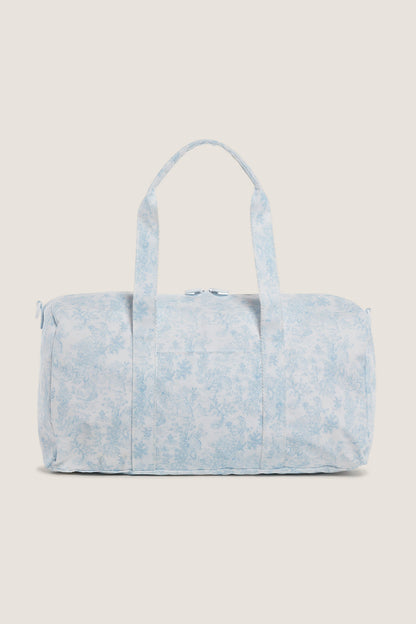 Blue Bunny Toile Weekender Duffel Bag