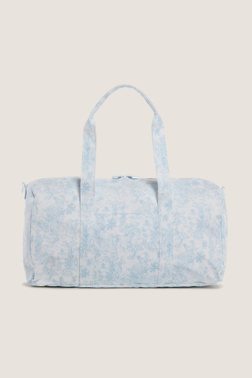 Blue Bunny Toile Weekender Duffel Bag