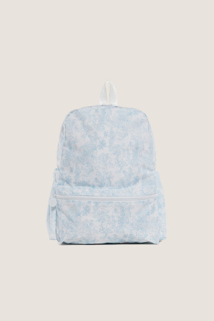 Blue Bunny Toile Backpack