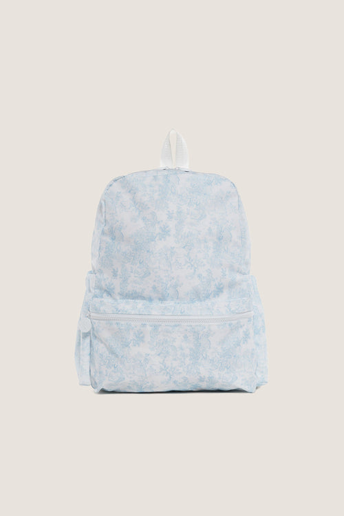 Blue Bunny Toile Backpack