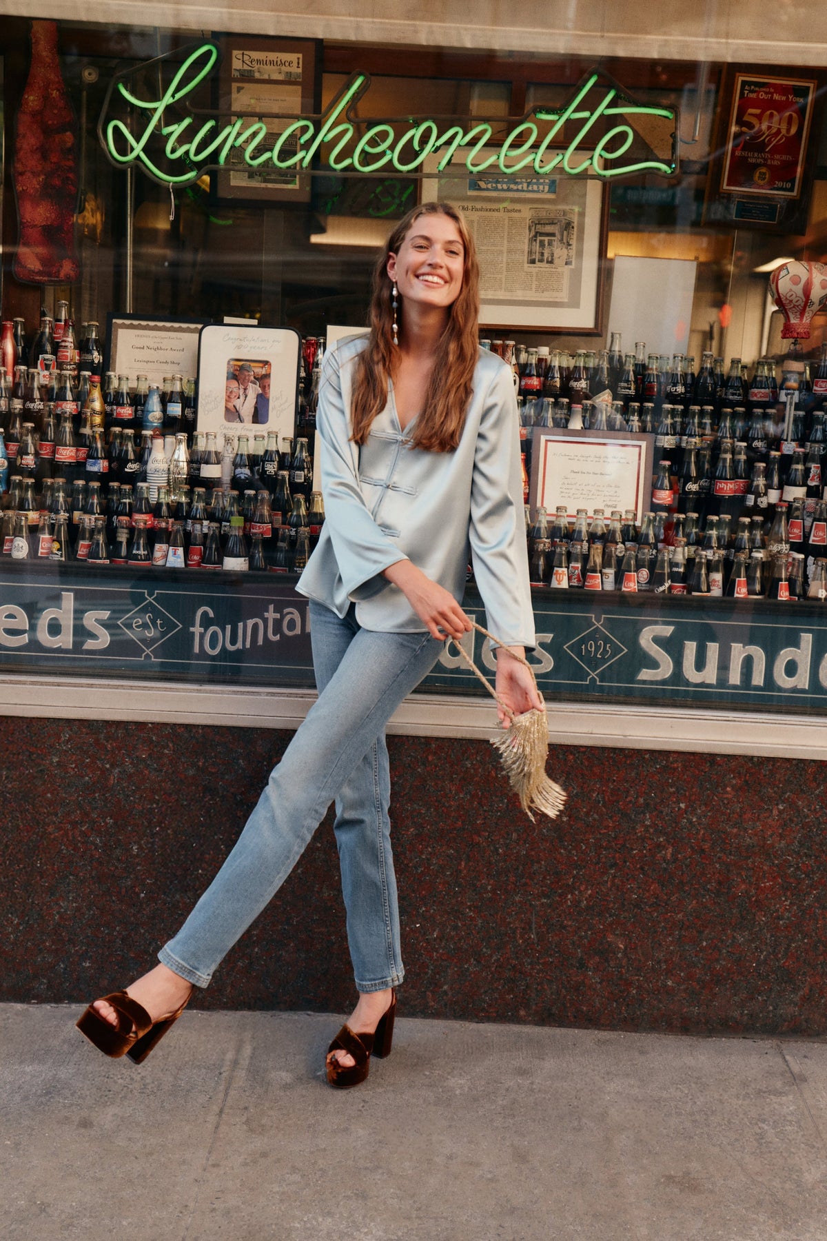 Bleu Gris OG Straight Leg Jeans