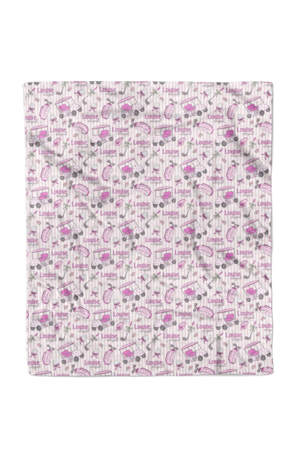 Personalized Kids Blanket | Caddie Crew Pink