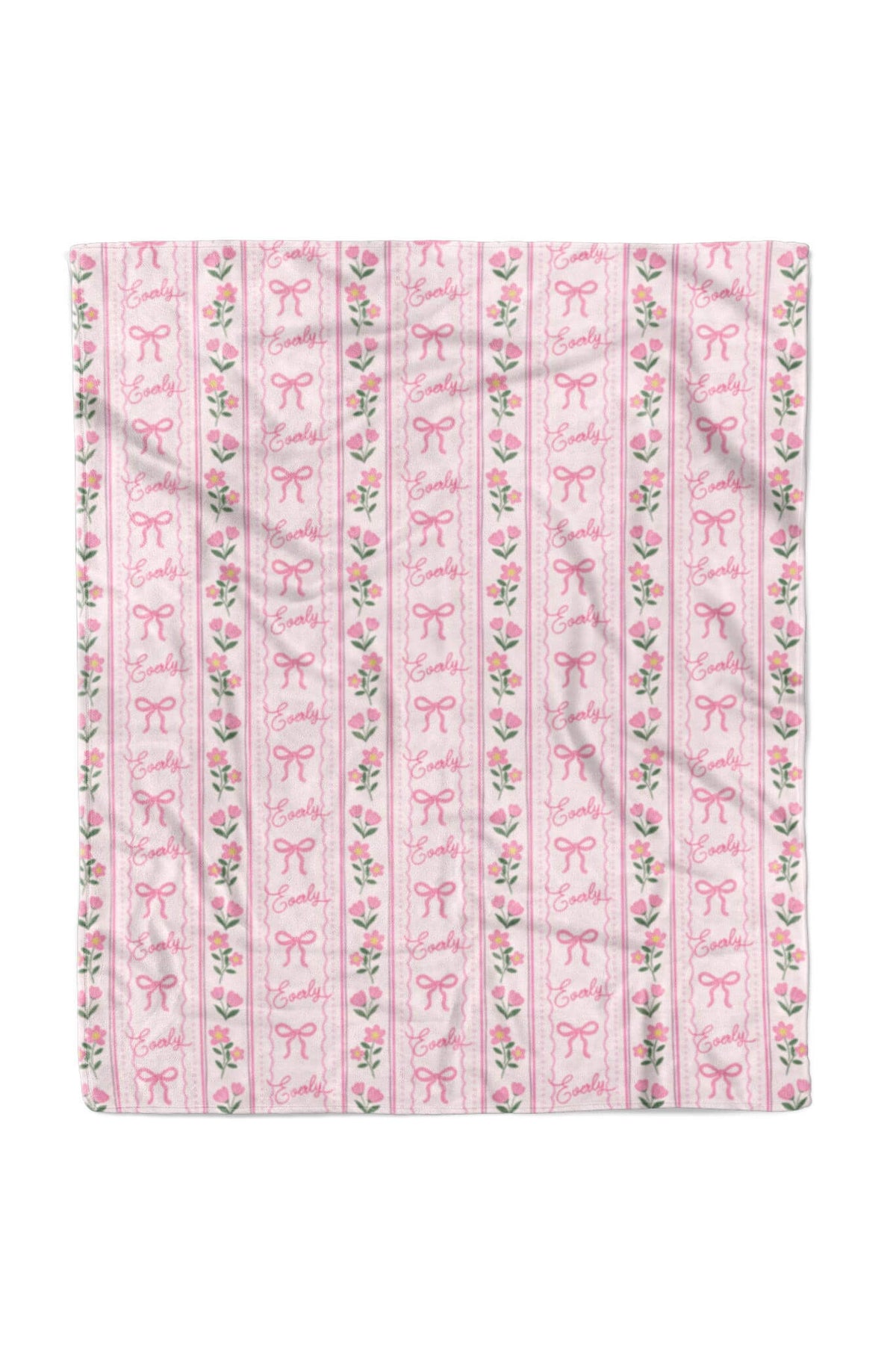Personalized Kids Blanket | Coquette Garden