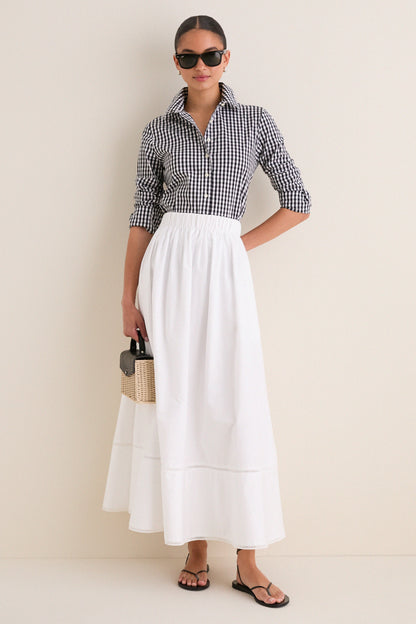 Black Gingham Long Sleeve Icon Shirt