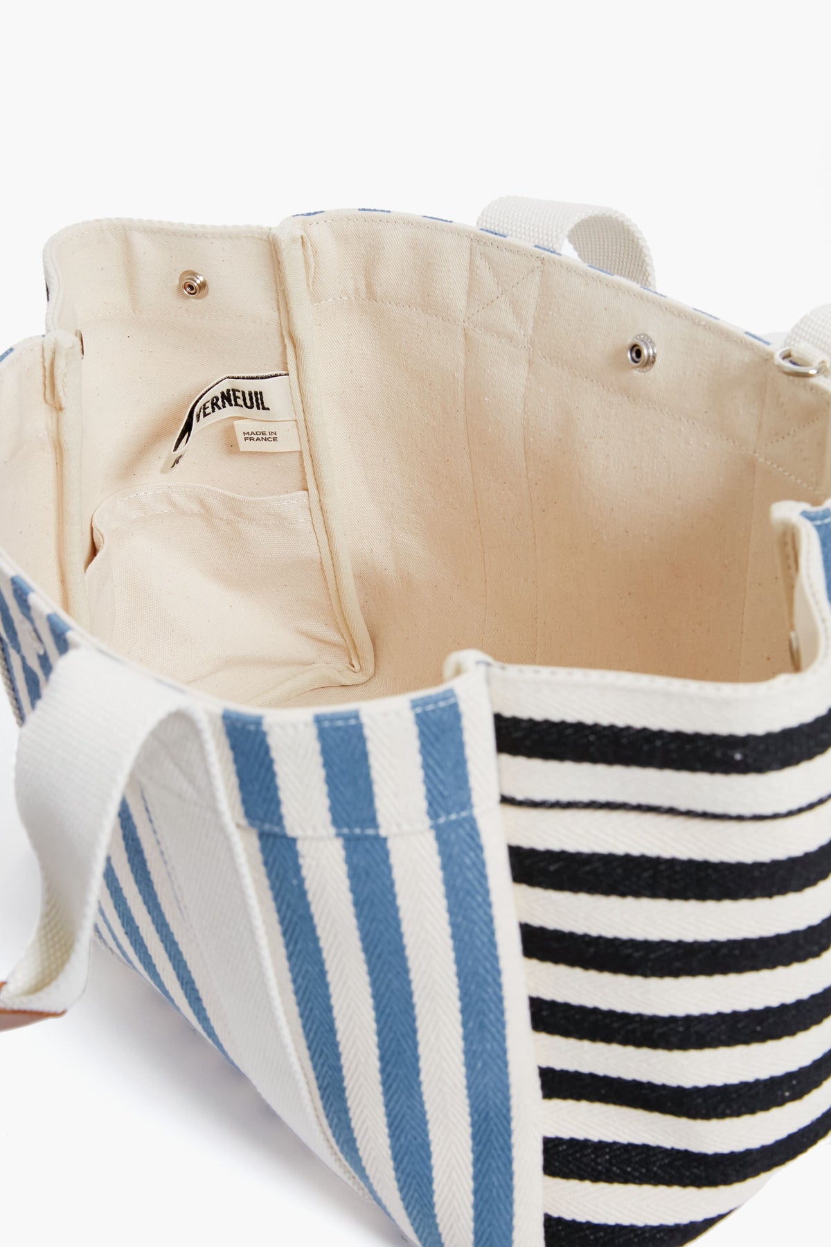 Blue and Black Parcours M Palais Royal Tote