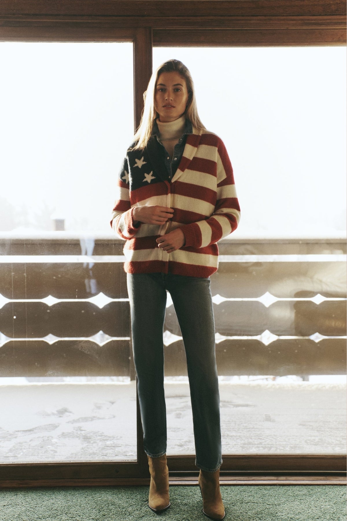 American Flag Lindsey Cardigan