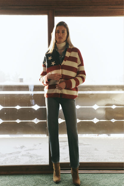 American Flag Lindsey Cardigan