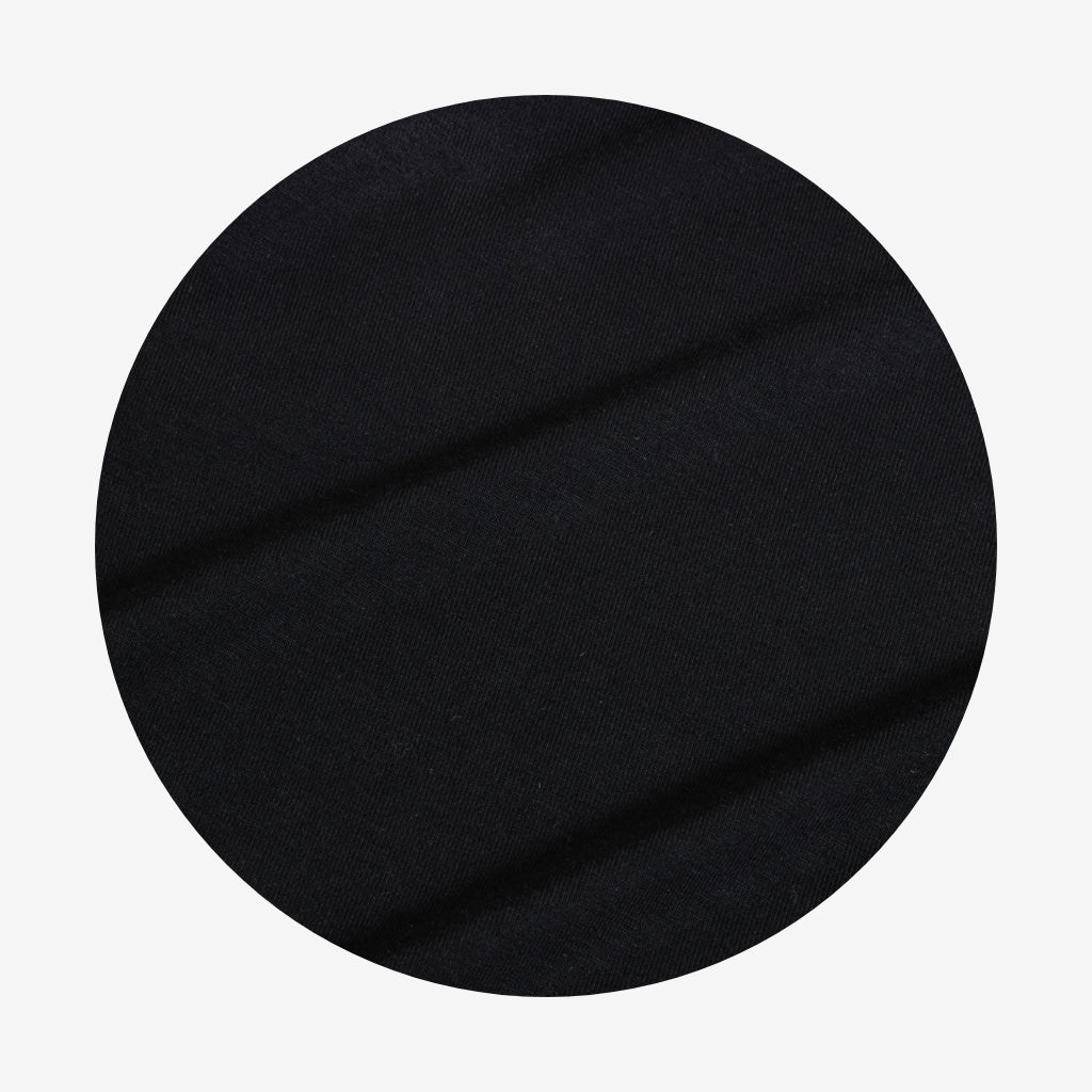 Black Footie Zippered One Piece
