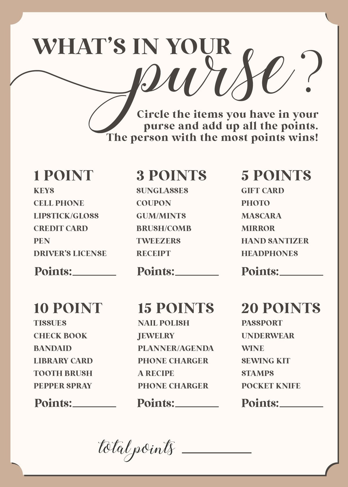 More Baby Shower Games - Free Digital Download